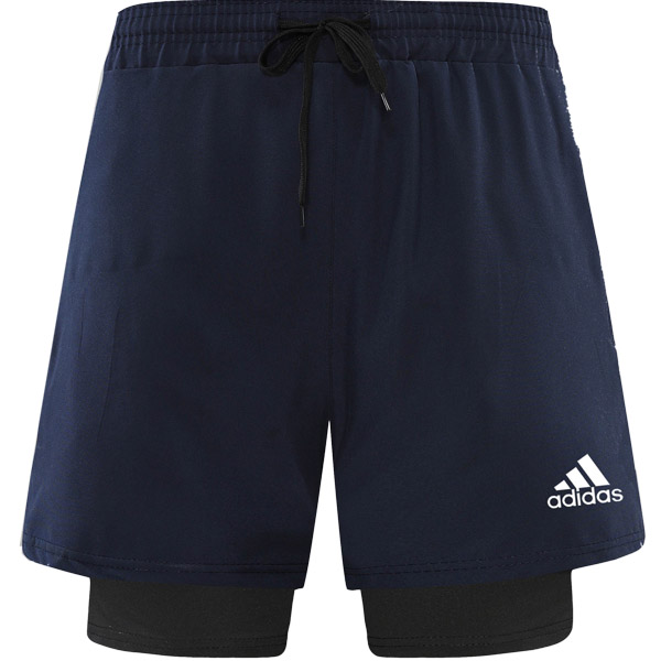 Adas casual jersey navy inner layer shorts men's double layer soccer sportswear uniform football shirt pants 2023
